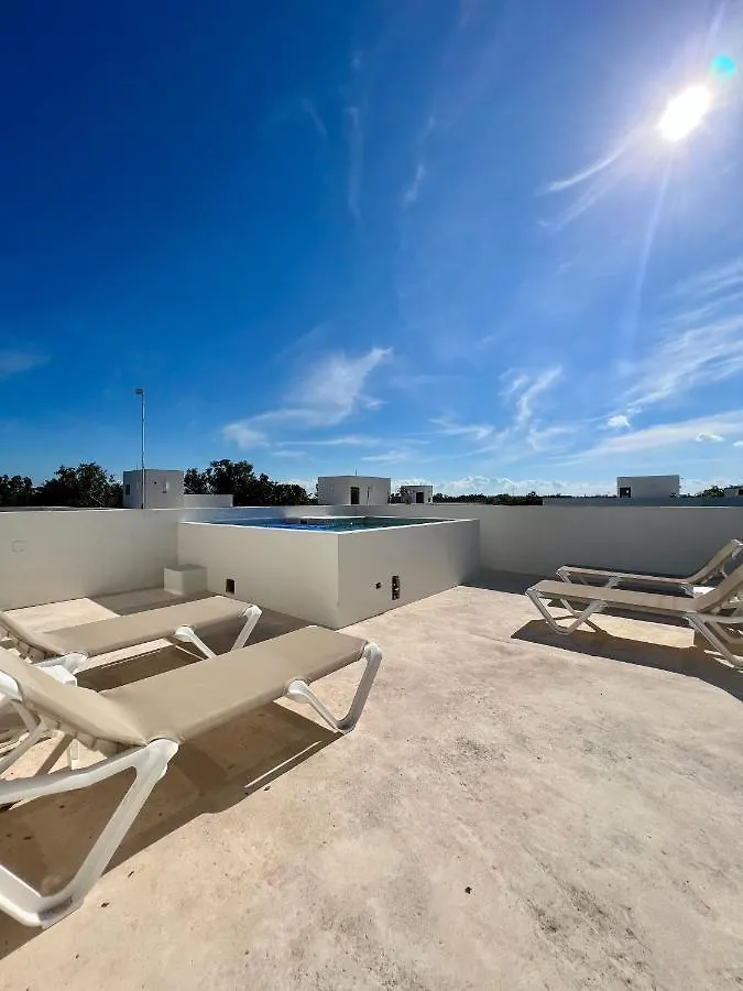 Amazing Luxury Penthouse With Sunset,Sunrise View, Private Jacuzzi And Rooftop Pool Tulum Mexico